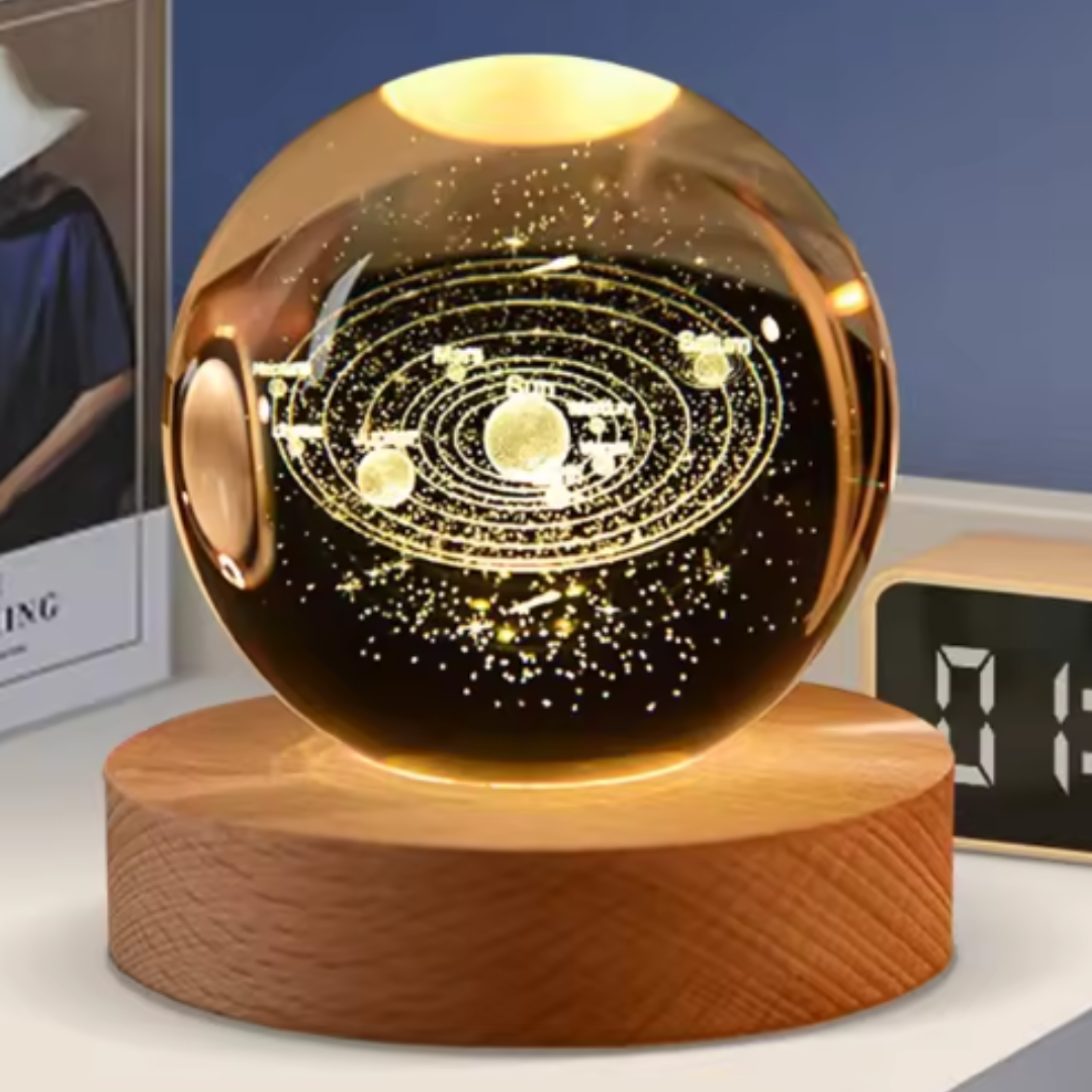 Bola de Cristal de Saturno 3D
