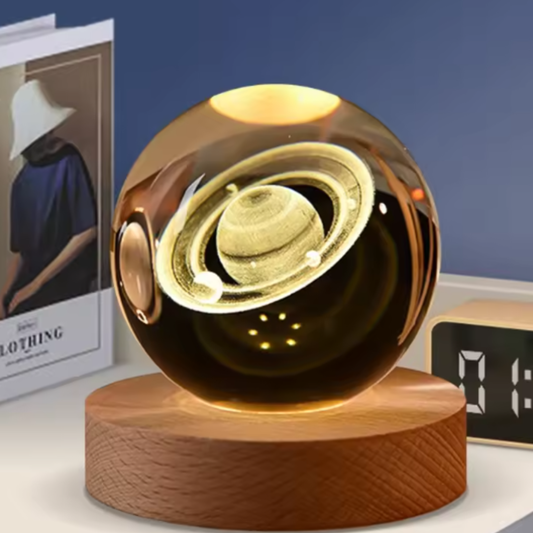 Bola de Cristal de Saturno 3D